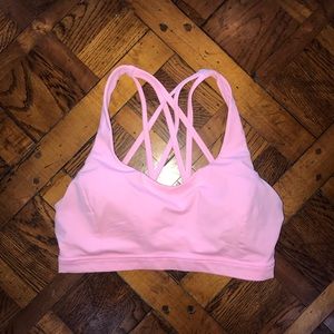 Pink Lululemon Energy Bra